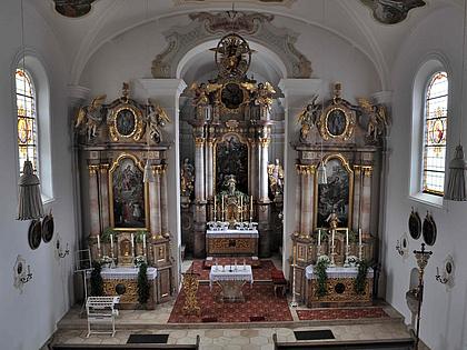 Eutenhofen, Pfarrkirche Mariä Aufnahme in den Himmel. Bild: Thomas Winkelbauer